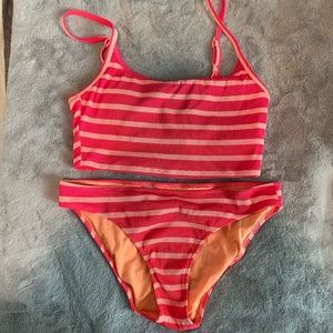 Aerie Pink and Orange Tank Bikini